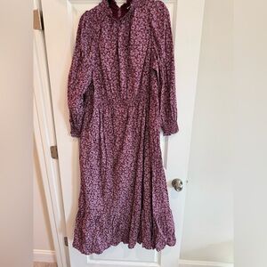Universal Thread Purple Floral Maxi Dress